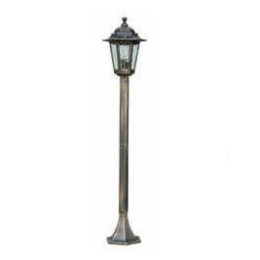 Picture of Six-Sided Floor Lamp Column Rust 11123SJ-R