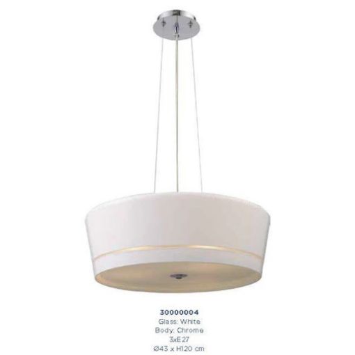Picture of VANNY Pendant Light with White Glass 6809-LP