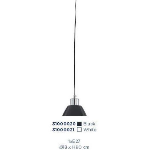 Picture of Black Metal Pendant Light