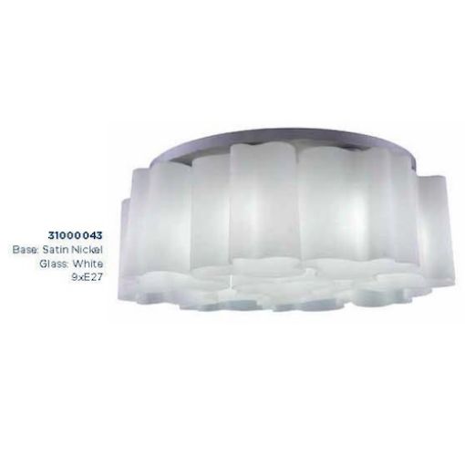 Picture of Ceiling Light with Glass White MX6102/8+1
