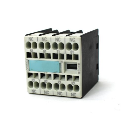 Picture of 3RH1911-2GA04 Auxiliary Contact Block 4NC Spring-loaded Connections