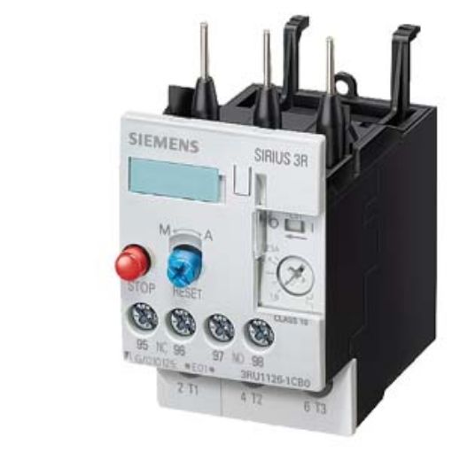Picture of 3RU1126-1GB0 Thermal Protection 4.5-6.3A for S0 relay