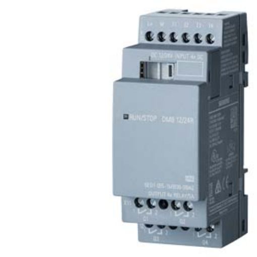 Εικόνα της 6ED1055-1MB00-0BA2 LOGO! DM8 12/24R Μονάδα Επέκτασης 4DI/4DO Relay