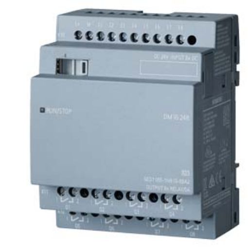 Εικόνα της 6ED1055-1NB10-0BA2 LOGO! DM16 24R Μονάδα Επέκτασης 8DI/8DO Relay