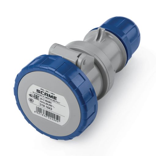 Picture of 318.1643 Φις Θηλυκό 3P 16A 230V 6h IP67