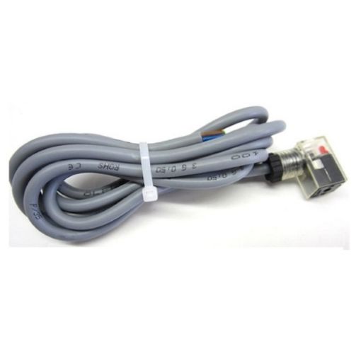 Εικόνα της DIN 43650C-C/LED 24V 3MT, Φις Μικρό Με Καλώδιο Και LED, SY