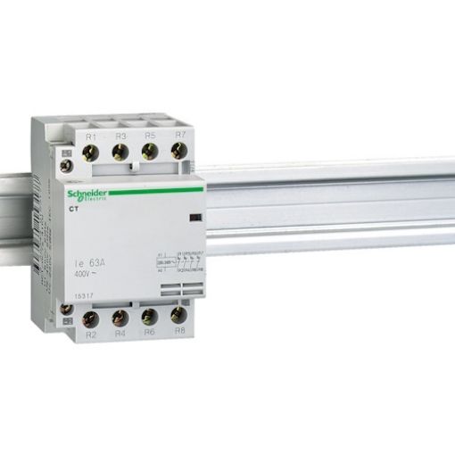 Εικόνα της 16025 Ρελέ Ισχύος Ράγας 4P NO 63A 24V AC