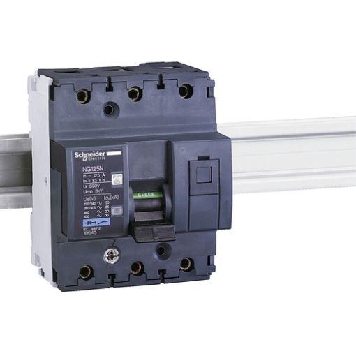 Picture of 18671 Miniature Circuit Breaker NG125N 3P 125A D 25kA
