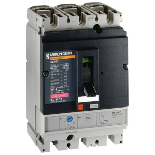 Picture of 29635 Circuit Breaker 16A 3P3D NS100N