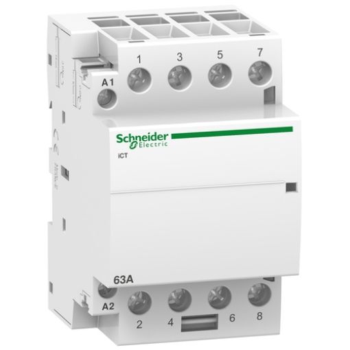 Picture of A9C20164 Rail Power Relay 4NO 63A 24VAC Acti9 iCT