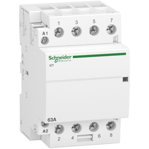 Picture of A9C20864 Rail Power Relay 4NO 63A 230VAC Acti9 iCT