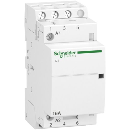 Picture of A9C22813 Rail Power Relay 3NO 16A 230VAC Acti9 iCT