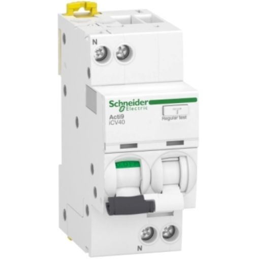 Picture of A9DE2625 Fused Residual Current Relay AC Type 1P+N 25A 30mA C 4.5kA RCBO ICV40