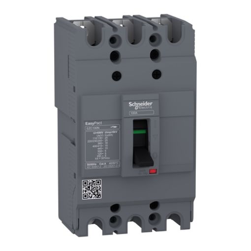 Picture of EZC100N3040 Circuit Breaker 3P3D 40A 15kA EasyPact EZC100N