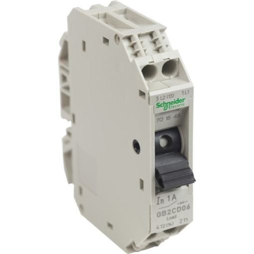 Picture of GB2CD06 Thermomagnetic Switch 1P+N 1A