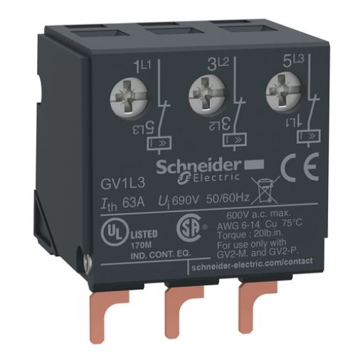 Picture of GV1L3 Short Circuit Limiter For GV2