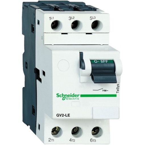 Picture of GV2LE14 Magnetic Switch 10A 3/4kW