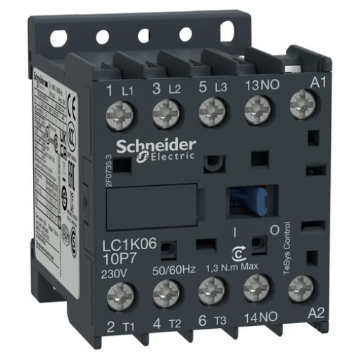 Εικόνα της LC1K0610B5 Μίνι Ρελέ Ισχύος 3P 2.2kW 24VAC 50Hz