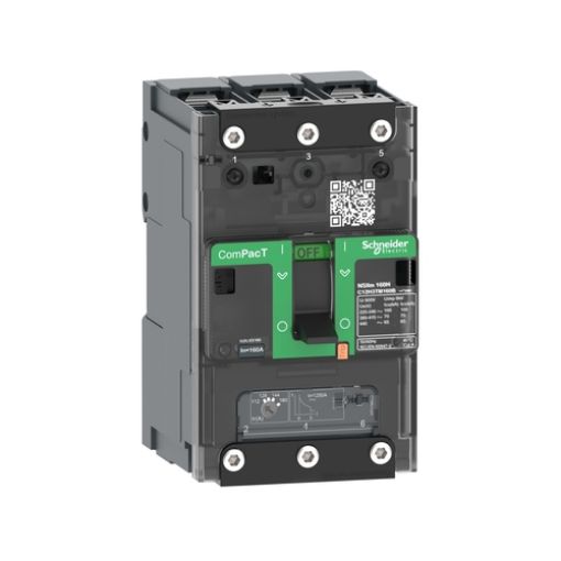 Picture of C11B3TM100B Circuit Breaker 3P 100A 25kA ComPacT NSXm B