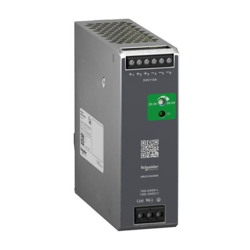 Picture of ABLS1A24050 Modicon Power Supply 100-240VAC, 5A 24DC Optimized
