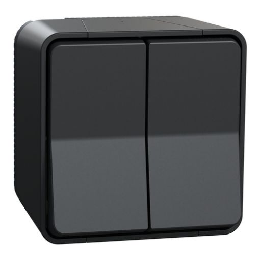 Picture of MUR35022 Mureva Styl Switch Double Ale Return Anthracite Full Wall Mounted IP55