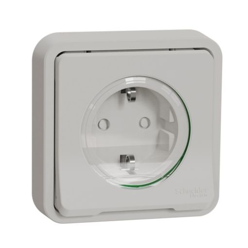 Picture of MUR39132 Mureva Styl Safety Socket Flush Mount White Full IP55