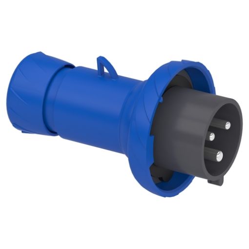Picture of PKE32M723 Male Plug 3P 32A 230V 6h IP67