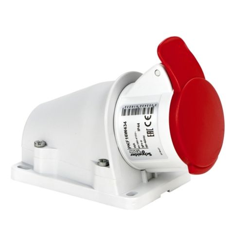 Picture of PKF16W434 Female Socket 4P 16A 400V 6h IP44