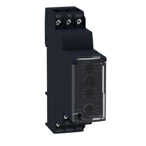 Picture of RE22R2MMU Time Relay 10 Functions A,Ac,At,B,Bw,C,D,Di,H,Ht 24-240VAC/24VDC 0.1s-100h 2C/O 8A