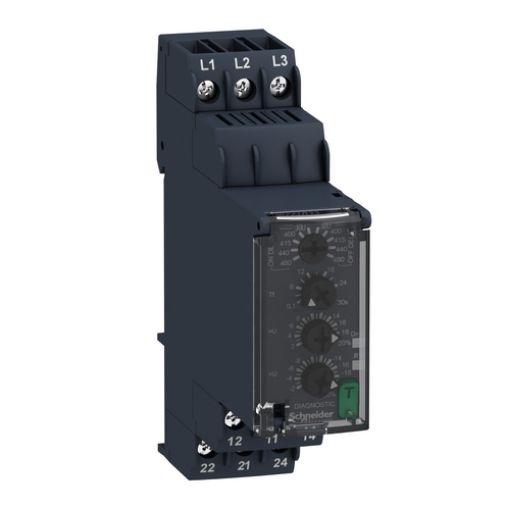 Picture of RM22TR33 Three-Phase Voltage, Succession, Loss Network Monitor 2C/O 5A