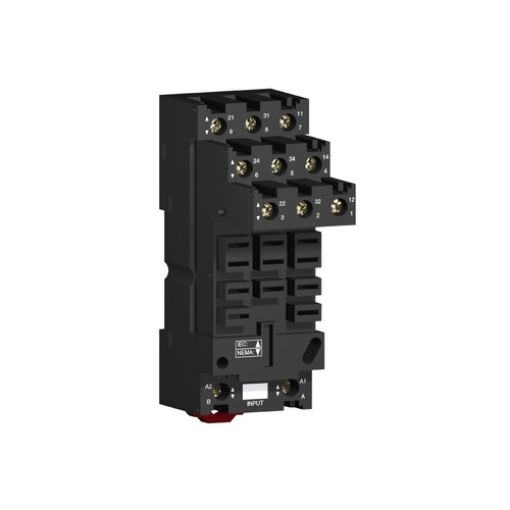 Picture of RUZSF3M 11-Pin Relay Base for RUMF2/3