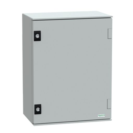 Picture of NSYPLM43G Wall-mounted Polyester Cabinet IP66 430x330x200mm Thalassa PLM