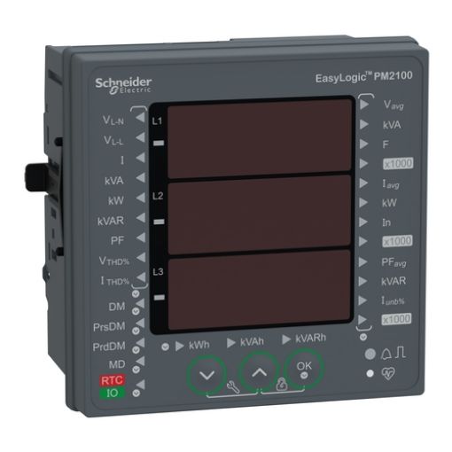 Picture of METSEPM2120 Energy Analyzer PM2120 RS485 96x96mm
