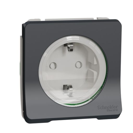 Picture of MUR36134 Mureva Styl Safety Socket Anthracite Mechanism