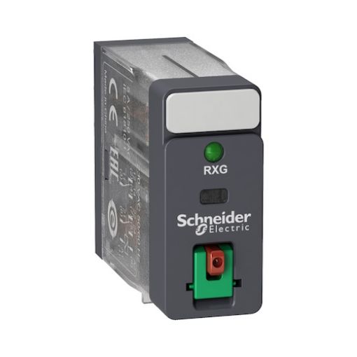 Picture of RXG22F7 RXG Microrelay 120VAC 2C/O 5A with Led+Test Button