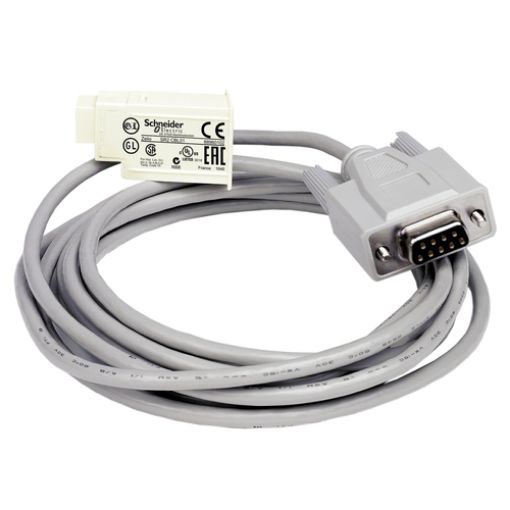 Picture of SR2CBL01 Zelio Logic SR2/3 Connection Cable with Computer SUB-D 9-pin 3m