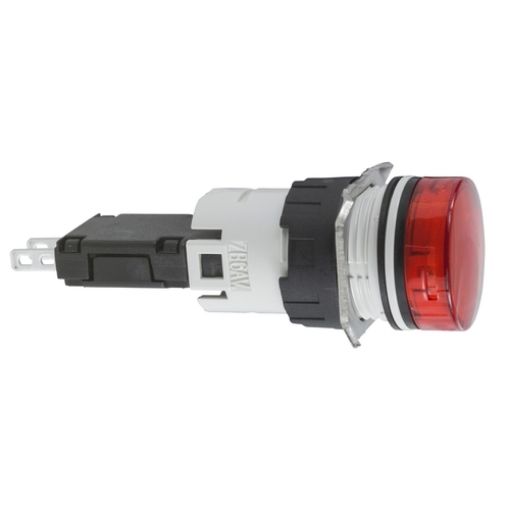 Picture of XB6AV4BB Indicator Light Φ16 Red Plastic 12-24VAC/DC LED