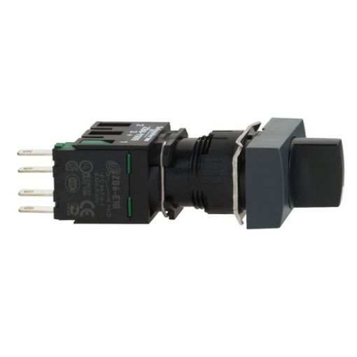 Picture of XB6DD221B Plastic Switch Φ16 0-1 Rectangular Black 1NO