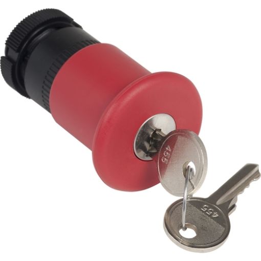 Picture of ZA2BS944 Mushroom Head Φ40 Red with Key for Door Panel XACA