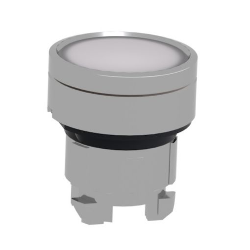 Picture of ZB4BH013 Illuminated White Push Button Head with Retention