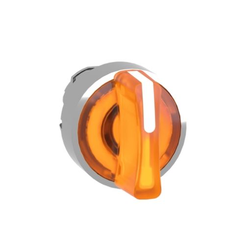 Picture of ZB4BK1353 Illuminated Switch Head 1-0-2 Yellow