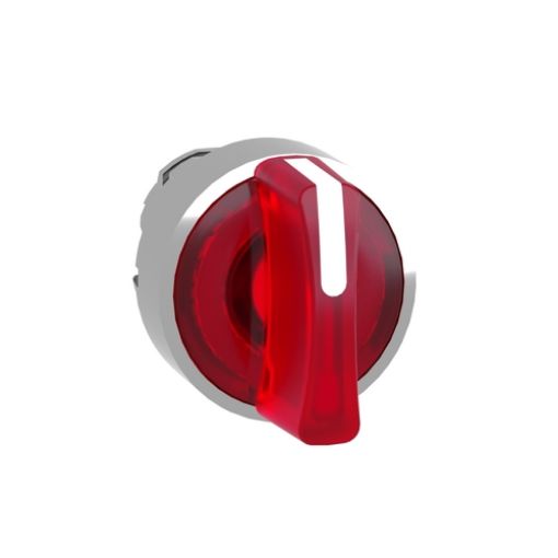 Picture of ZB4BK1543 Illuminated Switch Head 1-0-2 with Reset Red