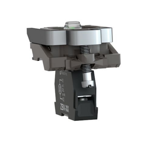 Picture of ZB4BVM6 Support Base with LED Lamp 230VAC Blue