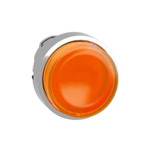 Picture of ZB4BW153 Illuminated Push Button Head for LED Lamp Yellow Protruding