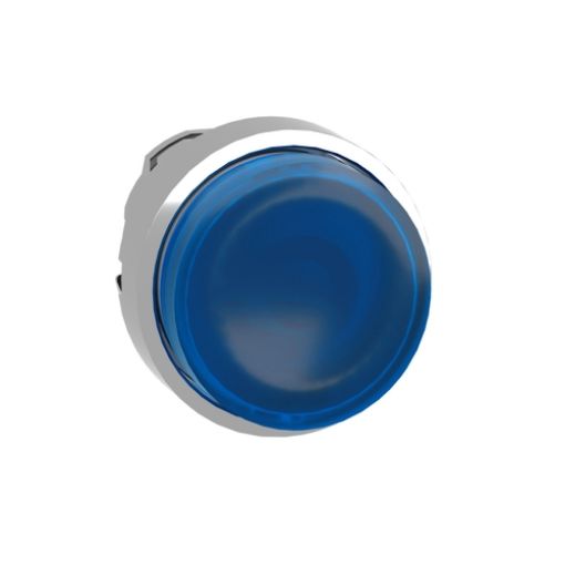 Picture of ZB4BW163 Illuminated Push Button Head for Blue LED Lamp Protruding
