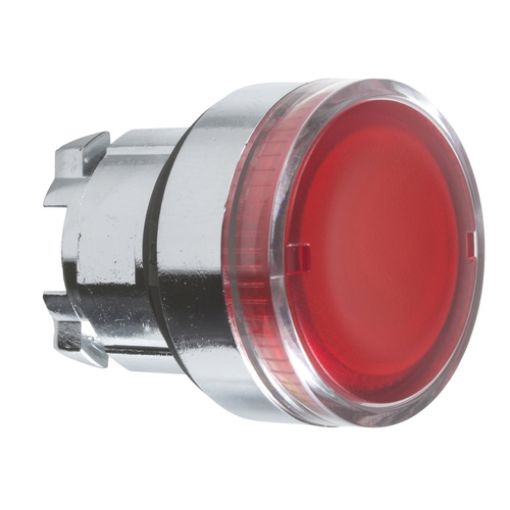 Picture of ZB4BW34 Illuminated Push Button Head Red for BA9s Bulb