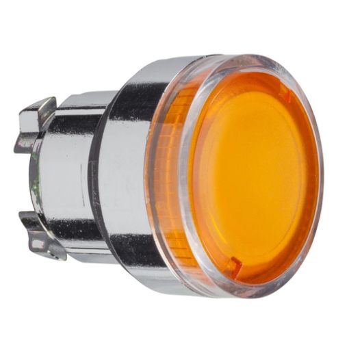 Picture of ZB4BW35 Illuminated Button Head Yellow for BA9s Bulb