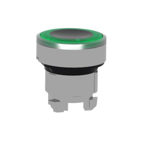 Picture of ZB4BW933 Button Head Illuminated Ring for LED Lamp Green