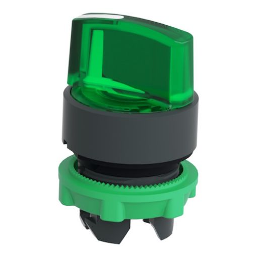 Picture of ZB5AK1233 Illuminated Switch Head 0-1 Green Plastic