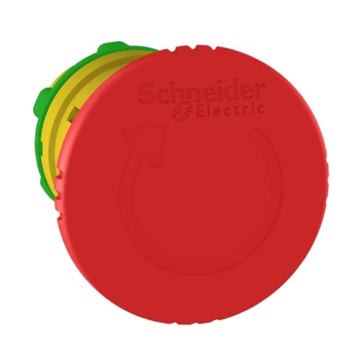 Picture of ZB5AS844 Mushroom Head Φ40 Red Twist Release Plastic